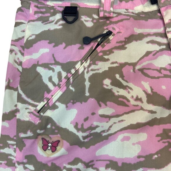 Turbine Performance Boardwear Snowboarding Pants Women's S Pink Khaki Camo - Picture 6 of 16